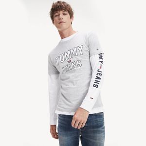 Tommy Hilfiger pánské šedé tričko Essential - S (P01)